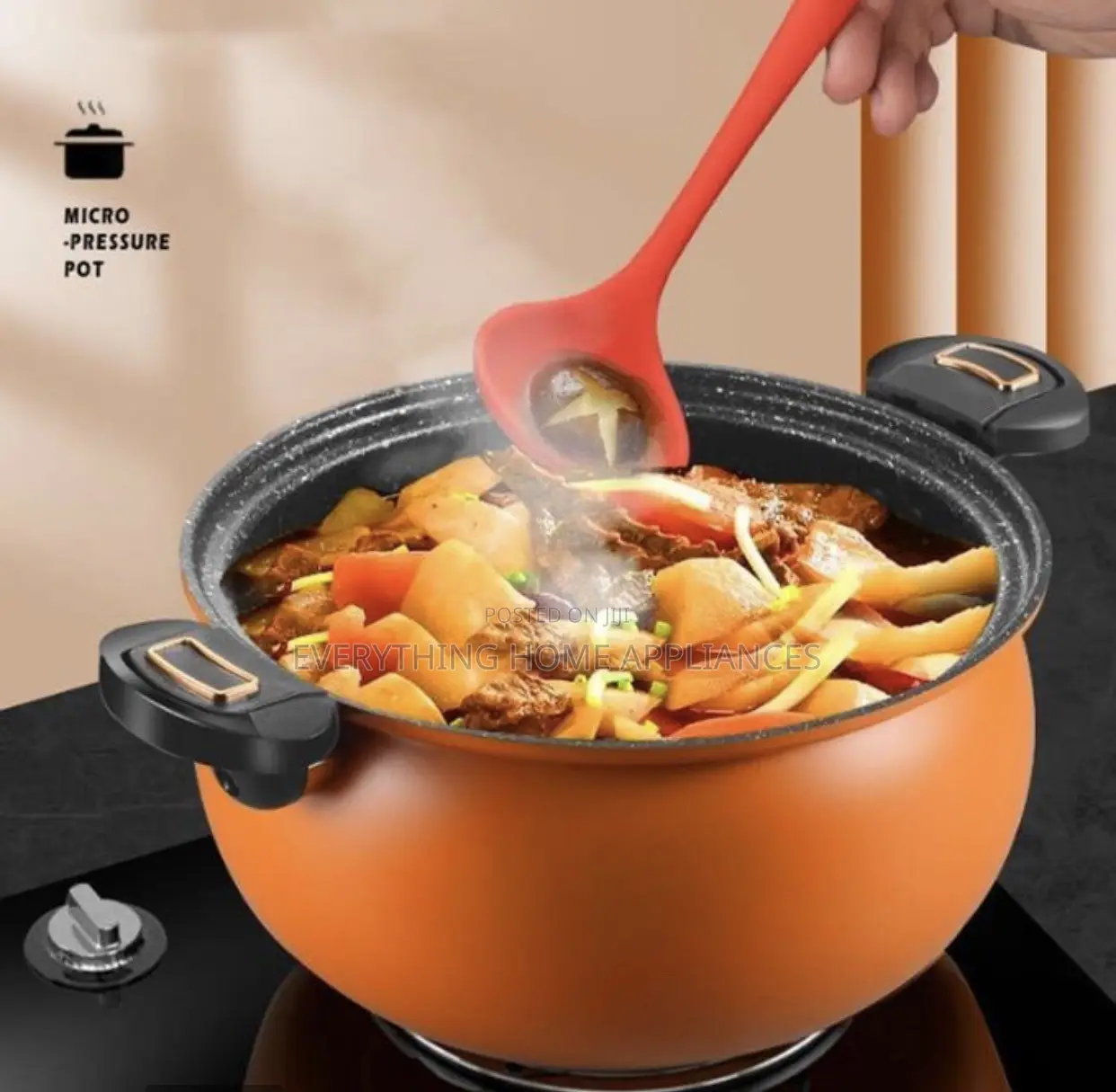 Non- Stick Micro Pressure Cooker Pot and Mini Deep Fryer Available