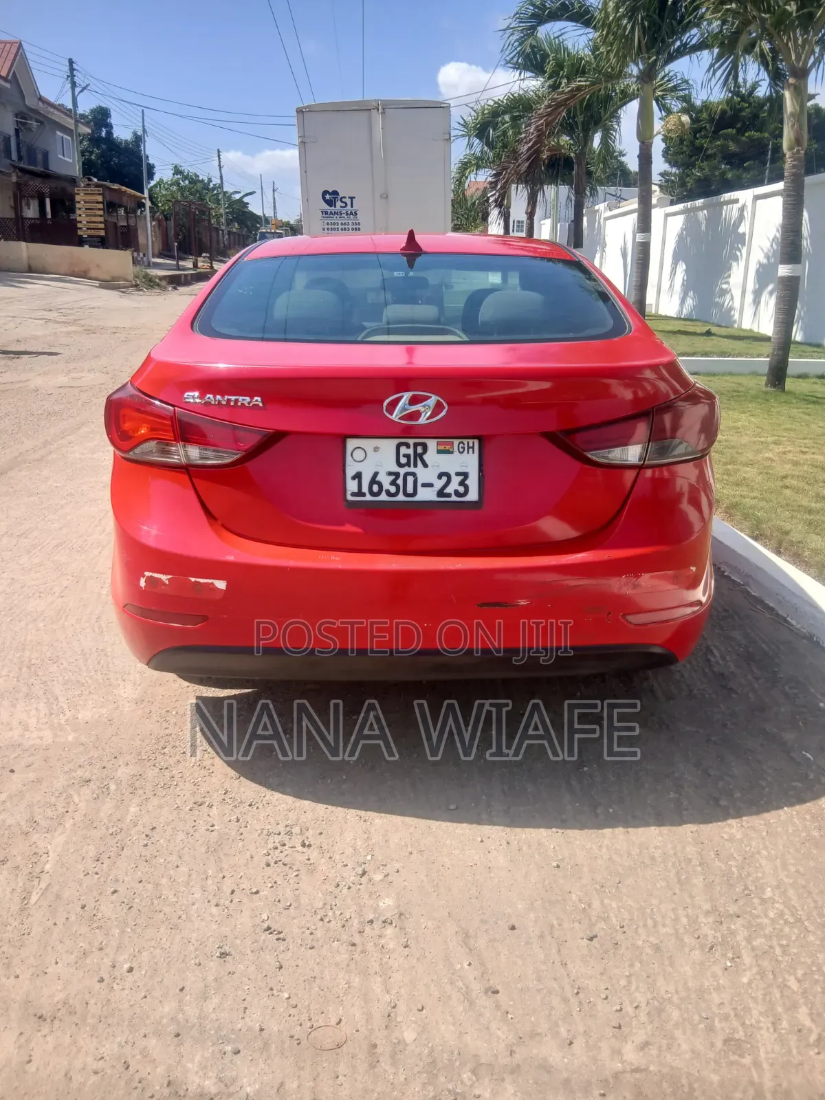 Hyundai Elantra 2013 Red