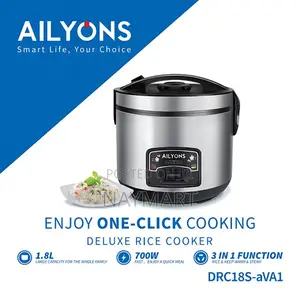 AILYONS DRC18S-aVA1 Deluxe 1.8L Automatic Electric Rice Cooker 3 in 1