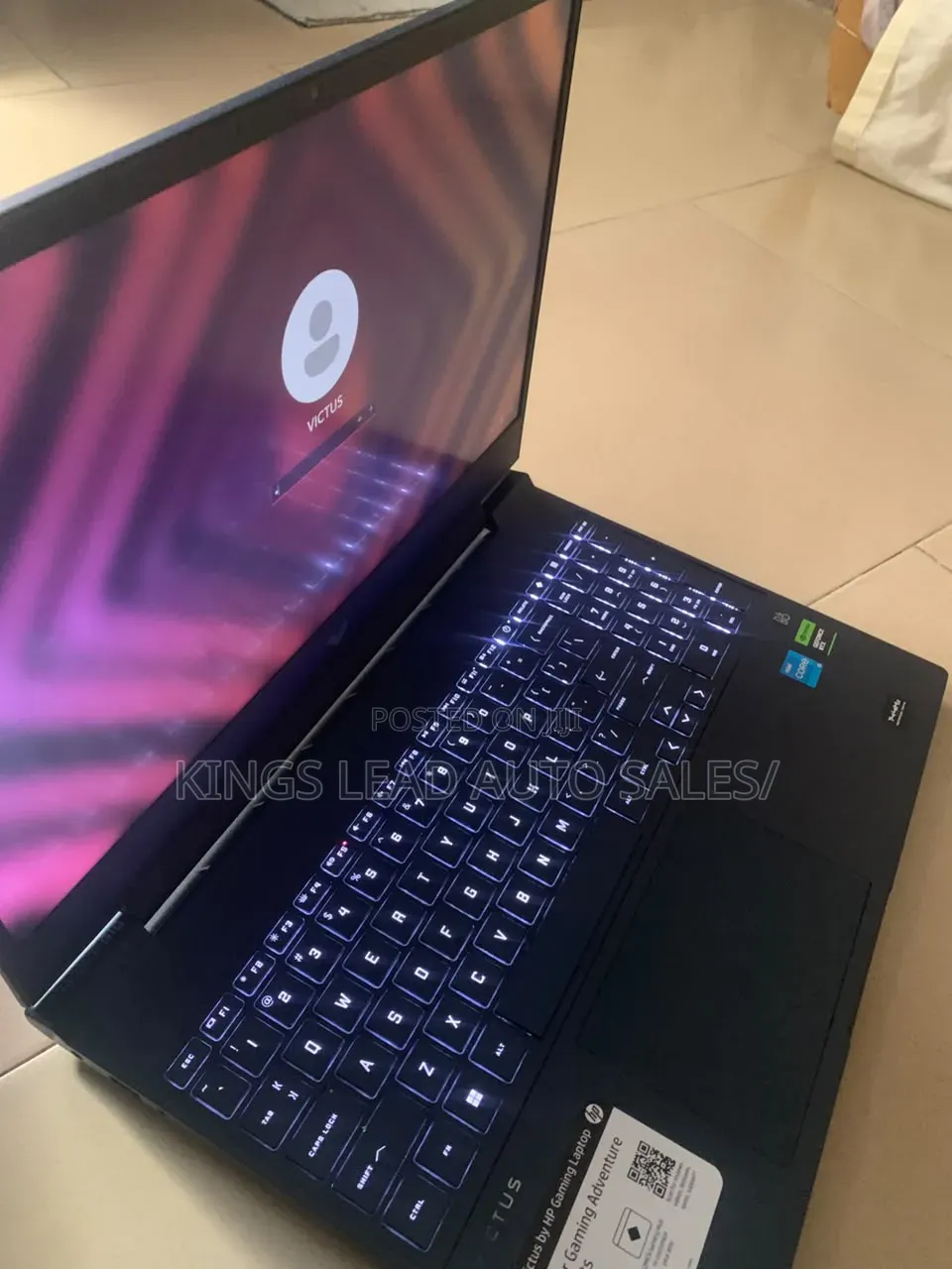 Laptop HP Victus 15 16GB Intel Core i5 SSD 512GB