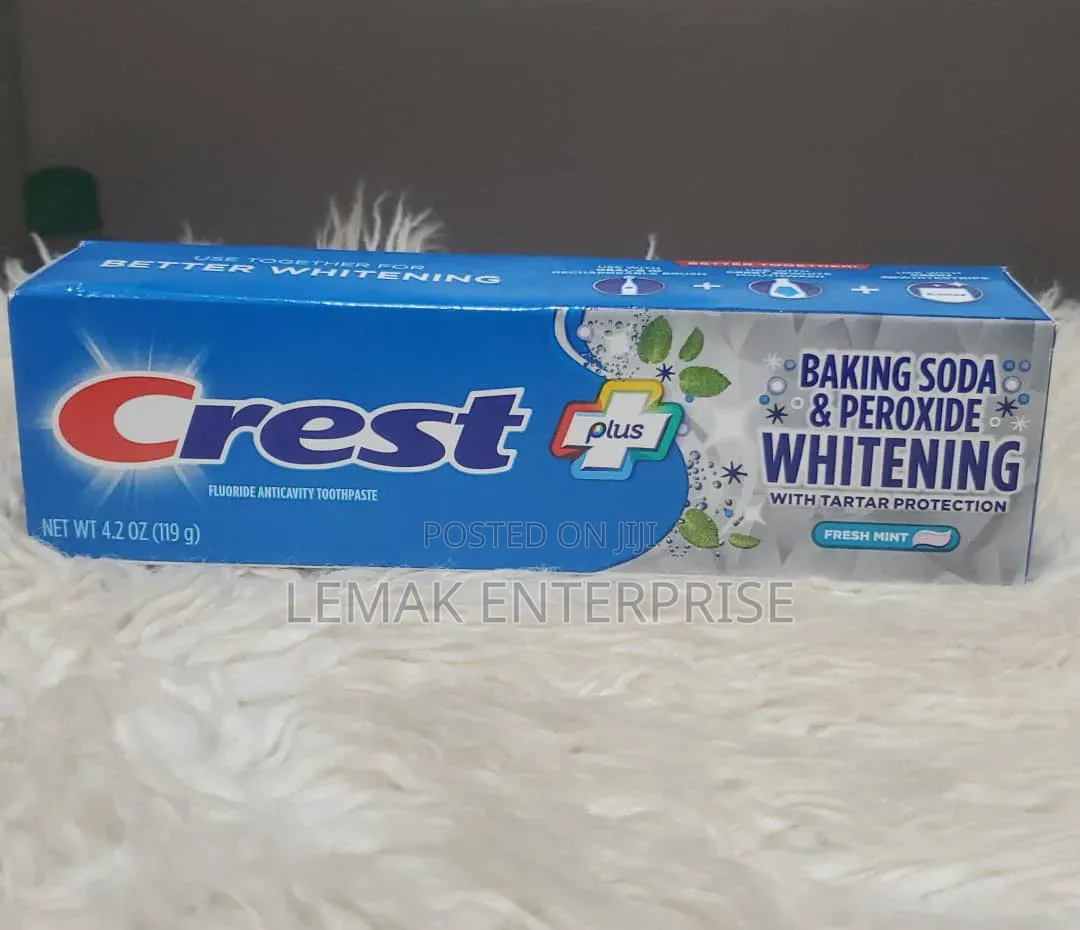 Crest Plus Baking Soda & Peroxide Whitening Toothpaste Mint Flavor
