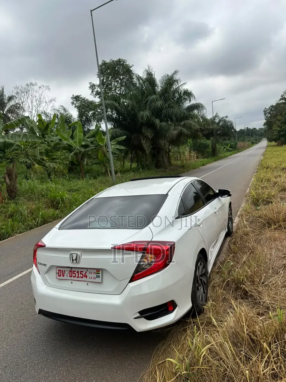 Honda Civic LX-P 2dr Coupe (2.0L 4cyl) 2016 White