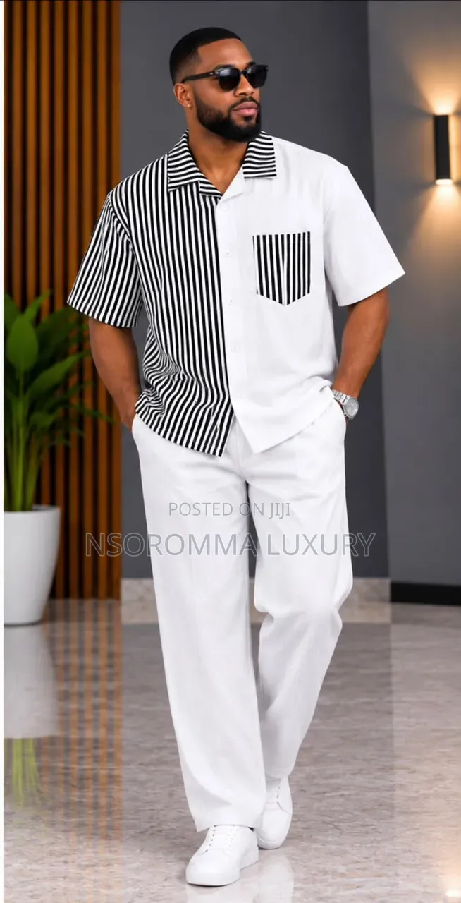Black and White Kaftan