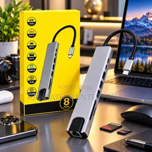 USB-C to HDMI 8-in-1 Multifunction Adapter