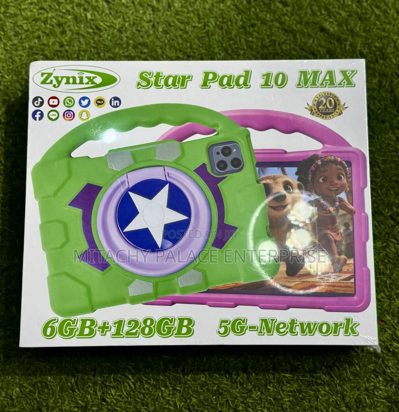 New Zynix Star Pad 10 Max 128 GB Green