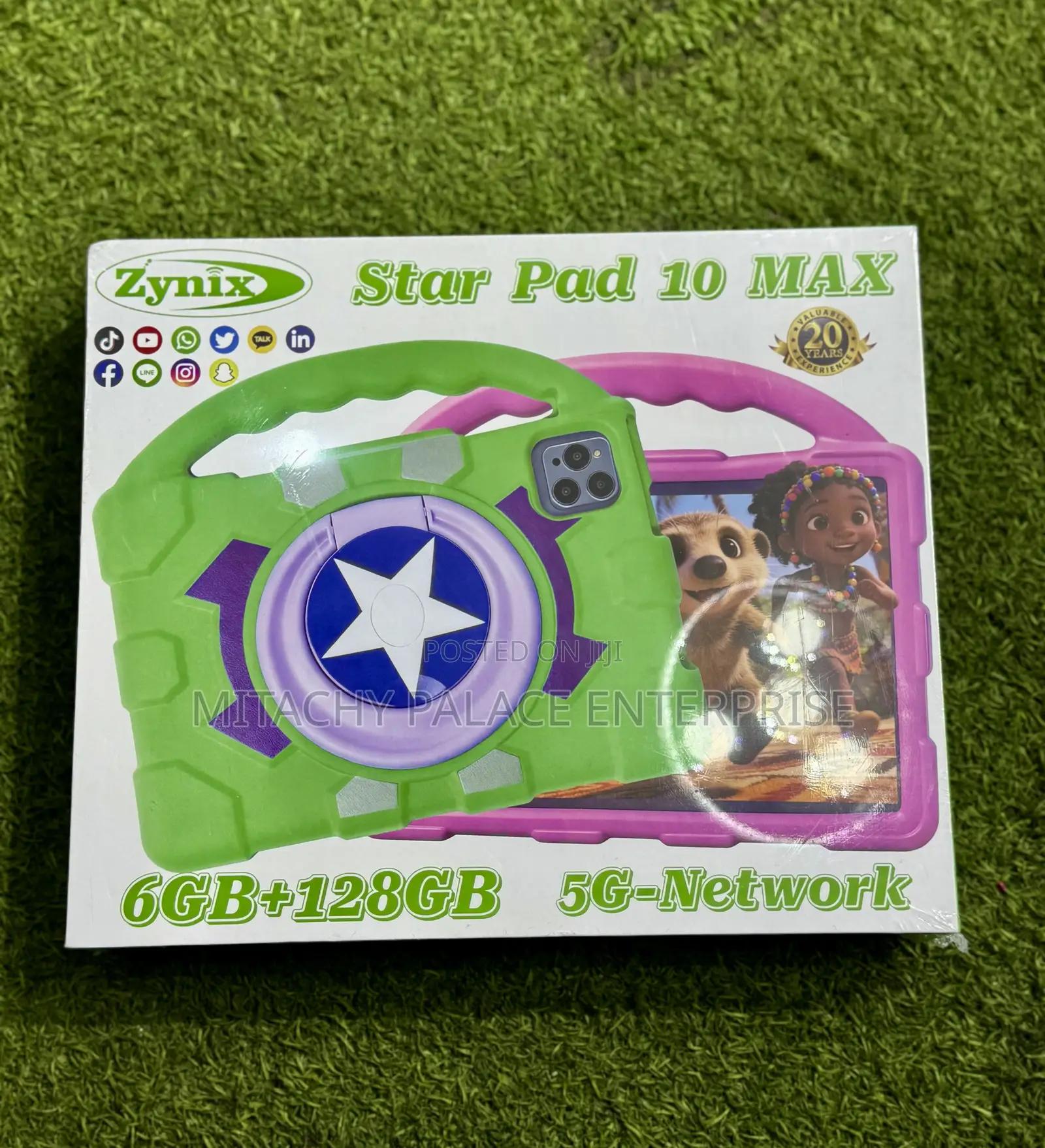 New Zynix Star Pad 10 Max 128 GB Green