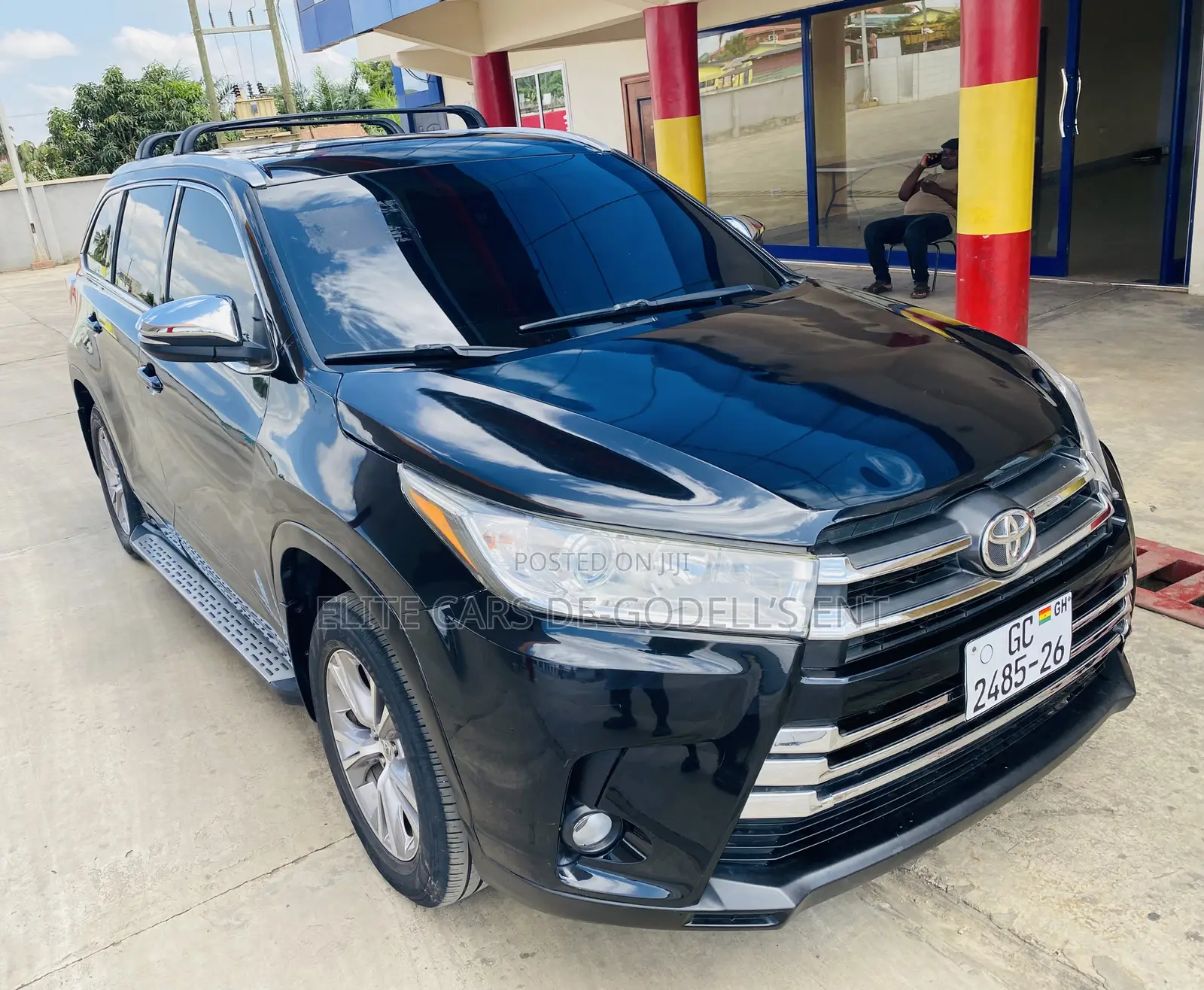 Toyota Highlander XLE 4x2 V6 (3.5L 6cyl 8A) 2018 Black