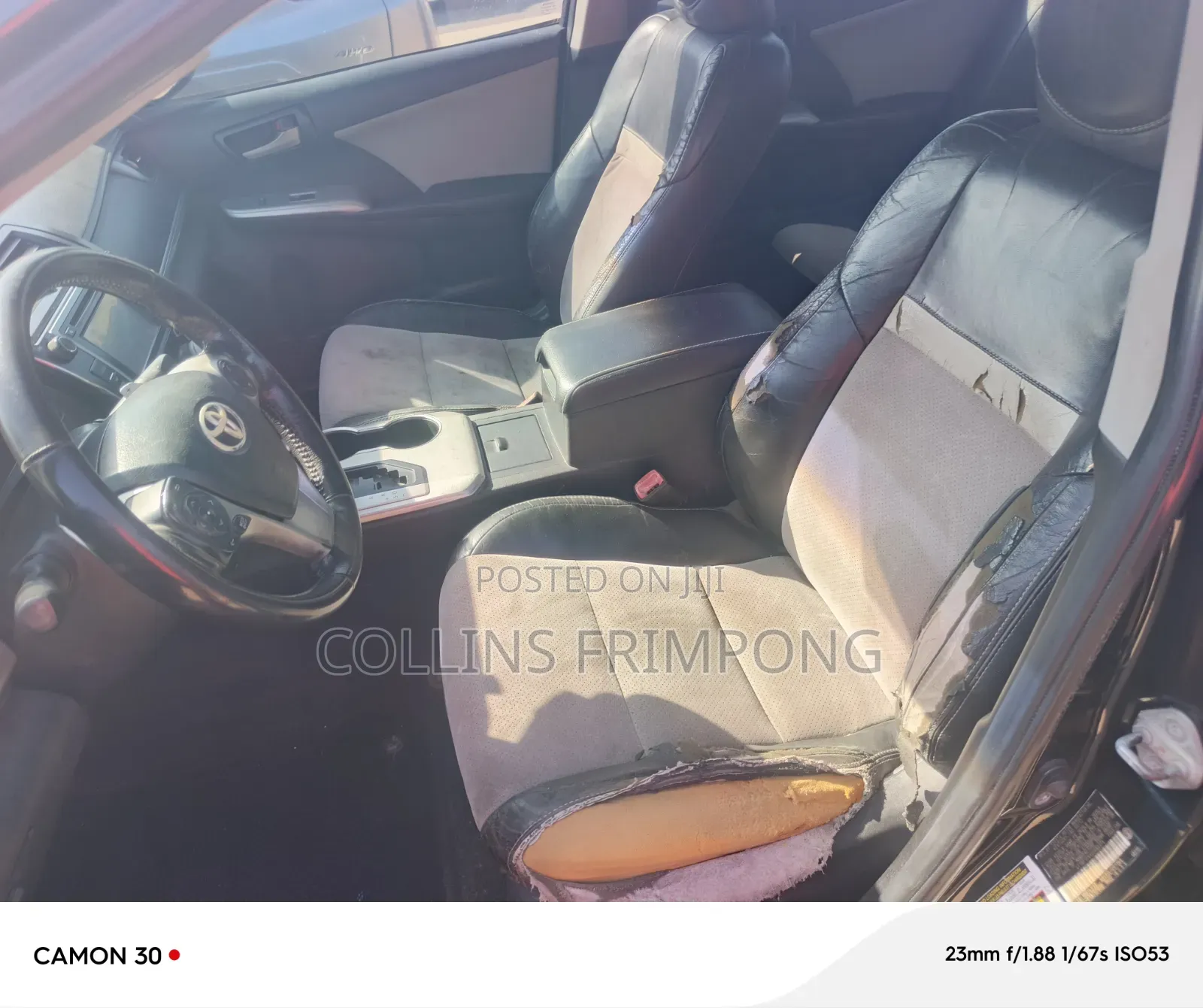 Toyota Camry XLE 4dr Sedan (2.5L 4cyl 6A) 2012 Black