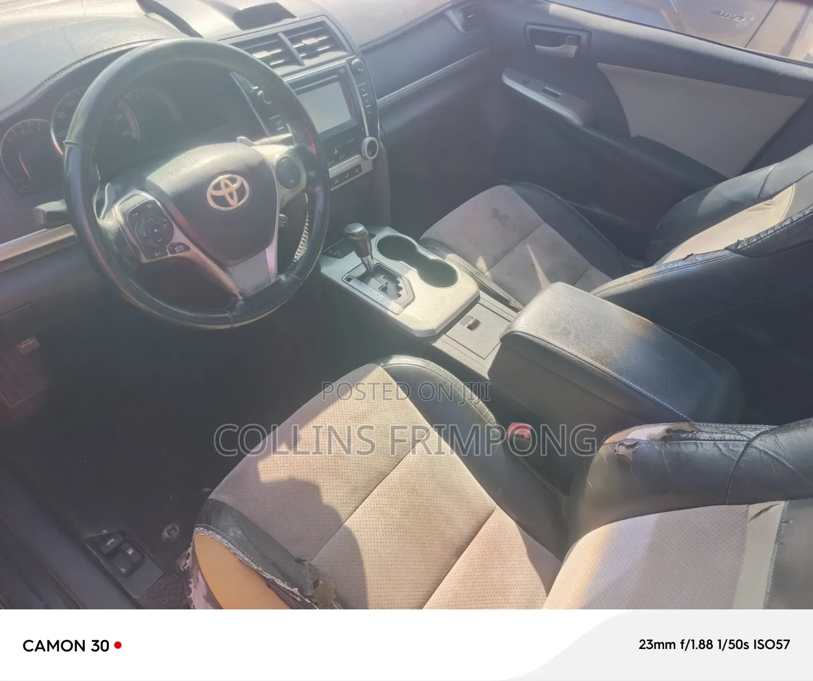 Toyota Camry XLE 4dr Sedan (2.5L 4cyl 6A) 2012 Black