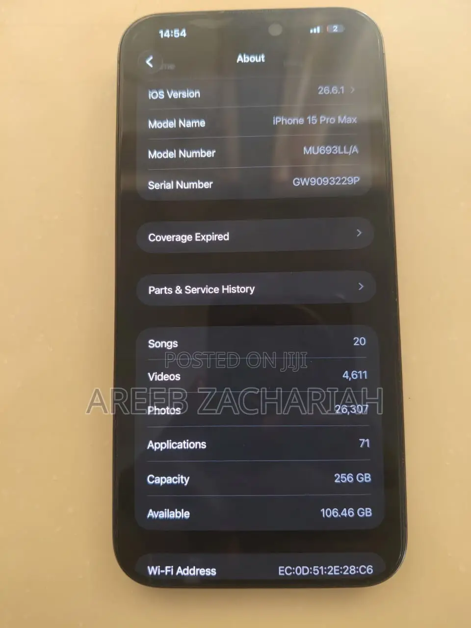 Apple iPhone 15 Pro Max 256 GB Gray
