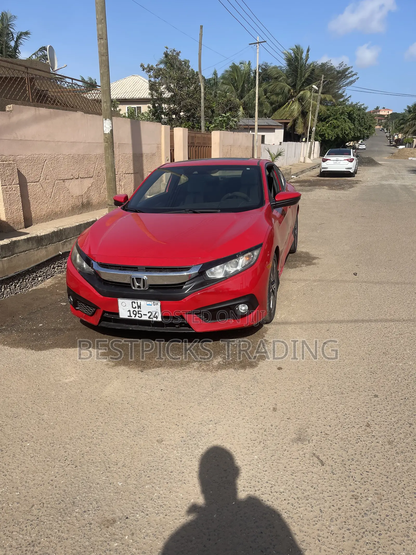 Honda Civic Touring Coupe 2018 Red