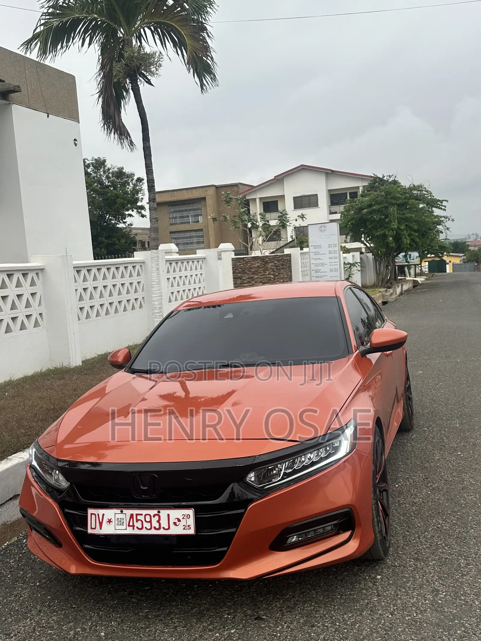 Honda Accord 2019 Orange