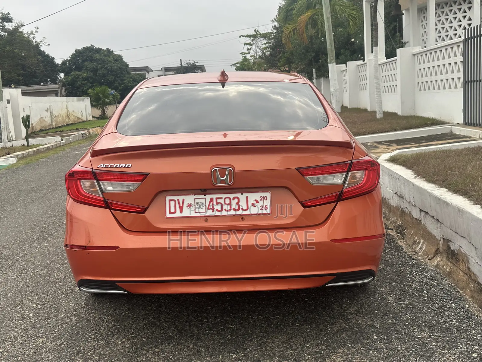 Honda Accord 2019 Orange