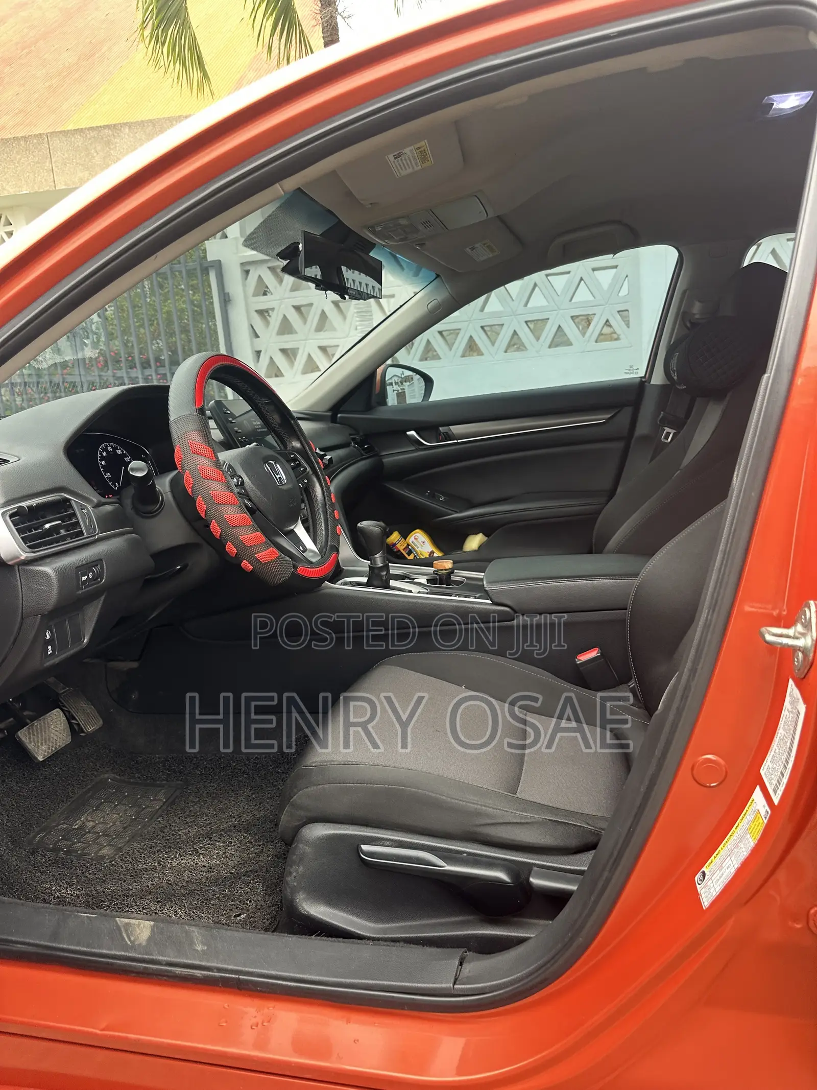 Honda Accord 2019 Orange