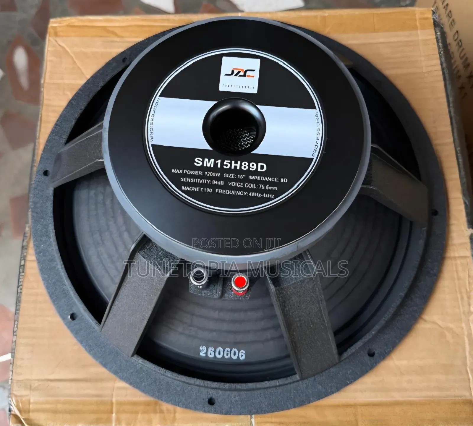 JAC SM15H89D (Or MR15H89D) 15-Inch Professional Naked Speaker.