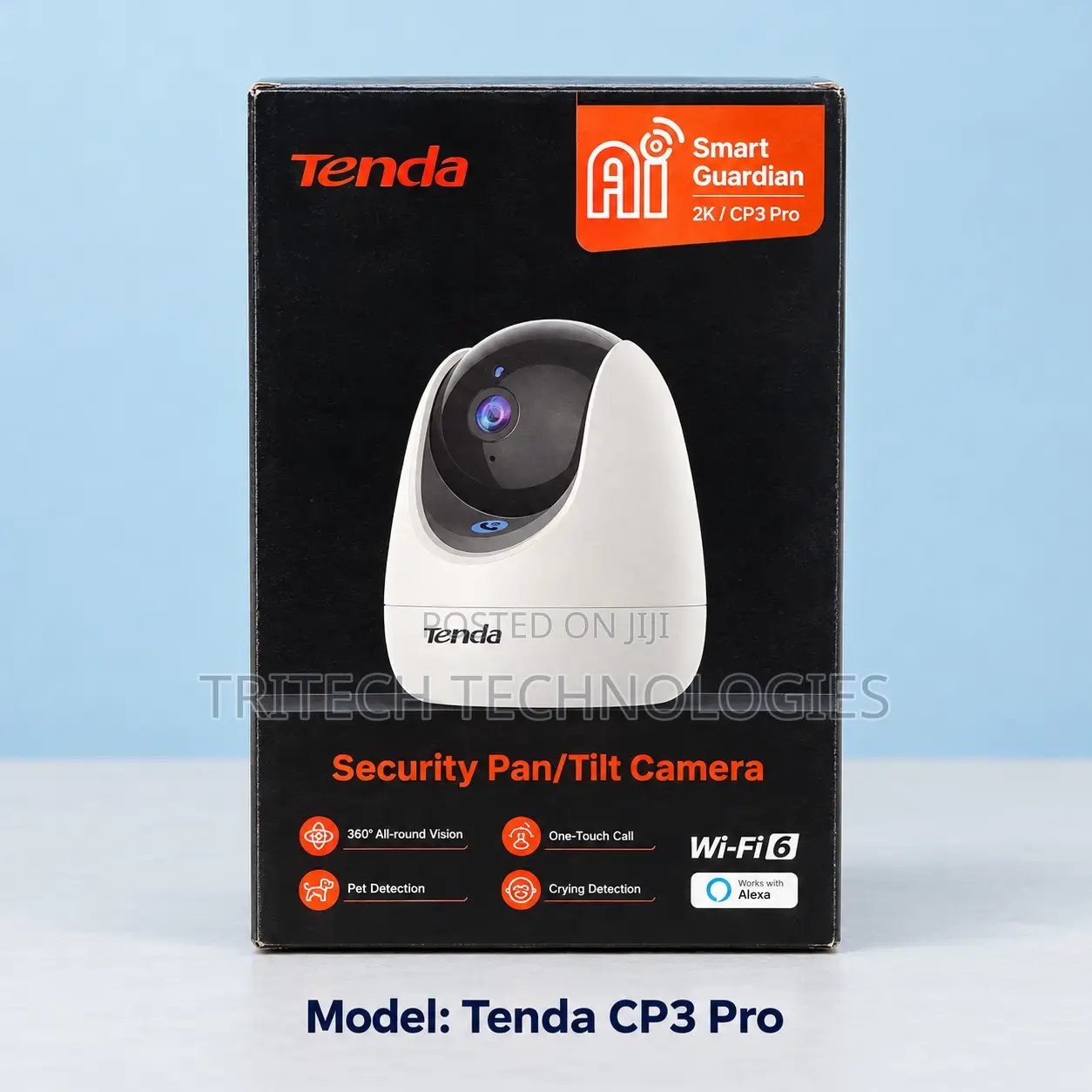 TENDA CP3 Pro-Tenda 3MP Security Pan/Tilt Camera