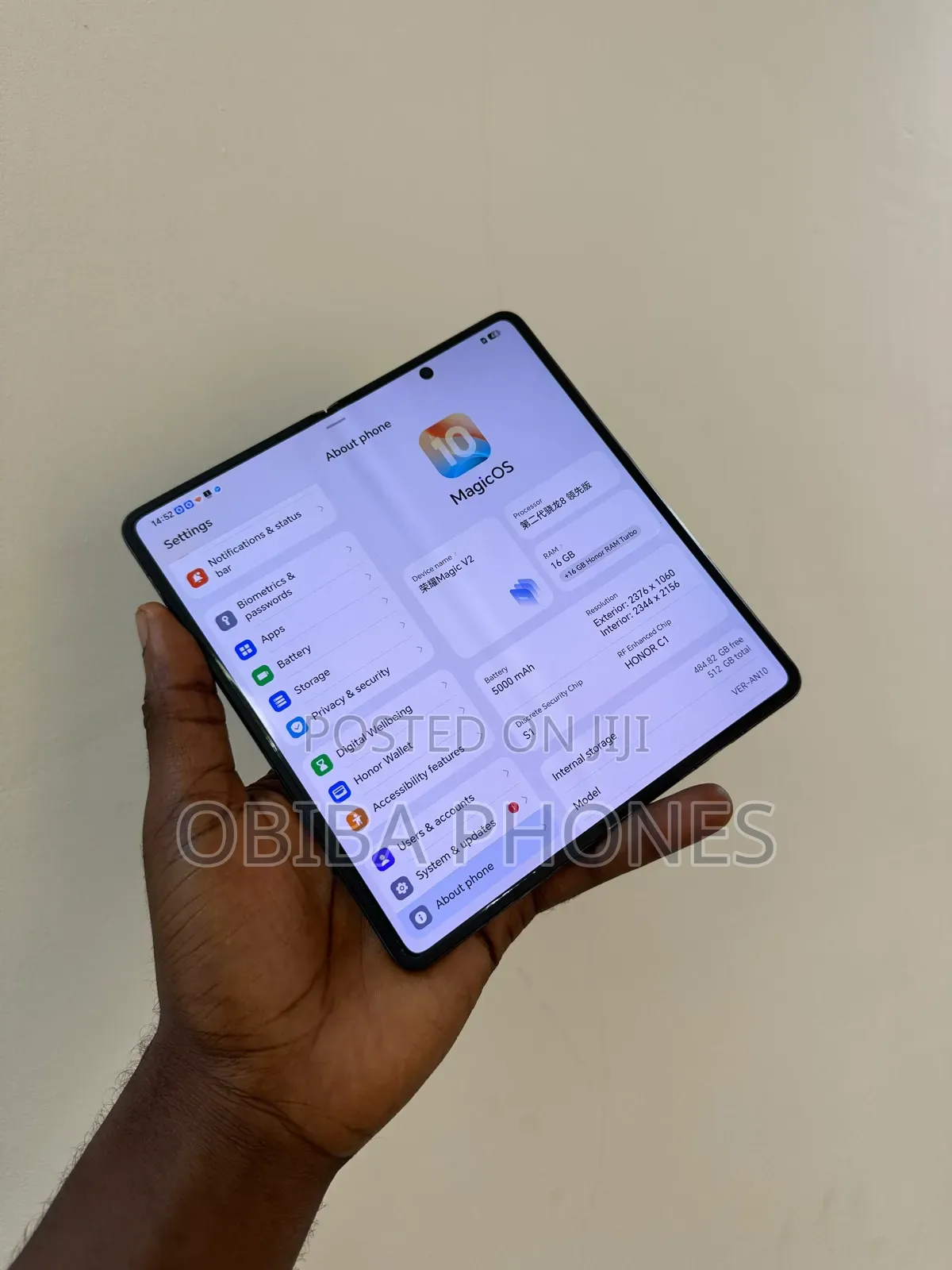 Honor Magic V2 512 GB Black