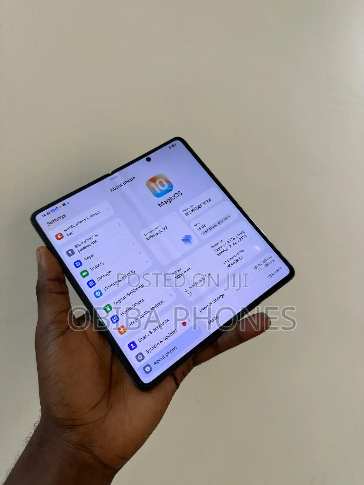 Honor Magic V2 512 GB Black