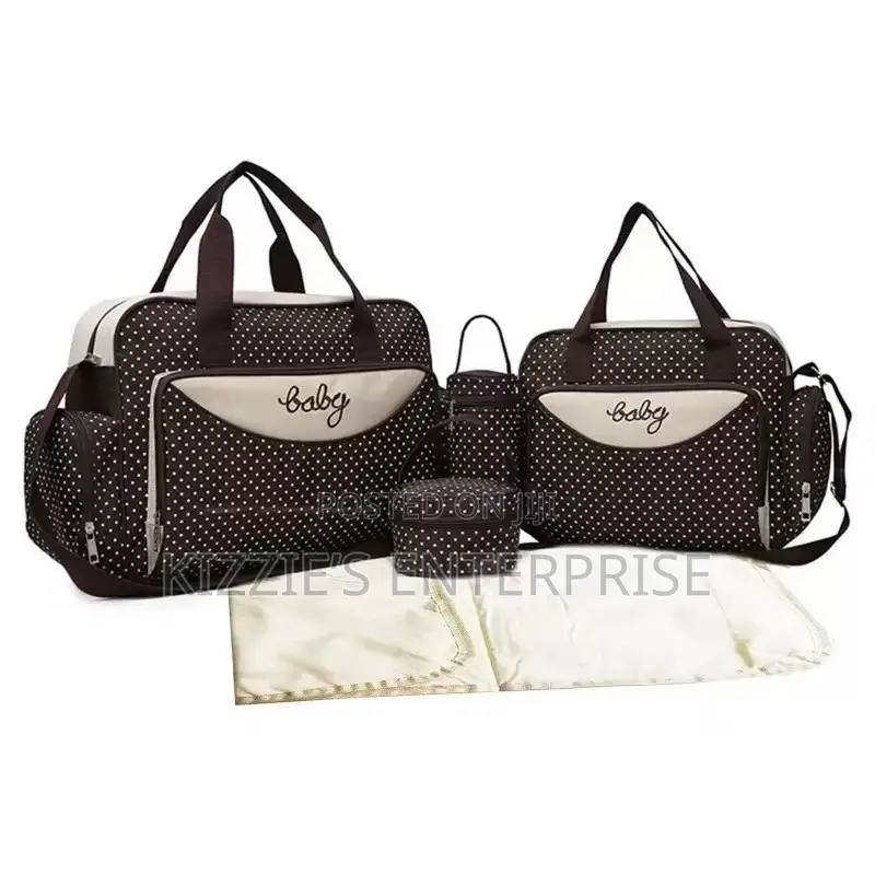 5pcs Large Capacity Diaper Bag