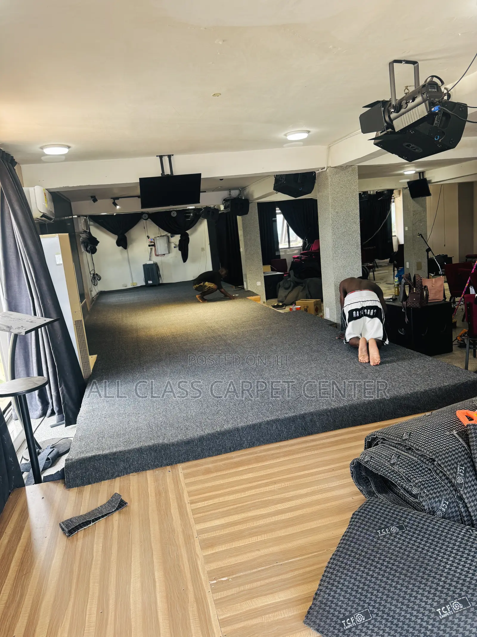 Industrial Woolen Carpet for Auditorium and Indoor Event Centers