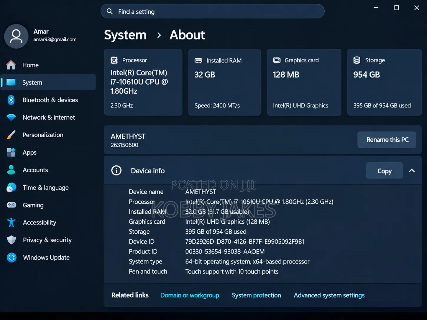 Laptop Lenovo ThinkPad T14 32GB Intel Core i7 SSD 1T