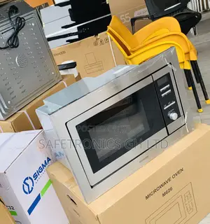 Choose HeatSmart Inbuilt Kenwood Sliver Microwave