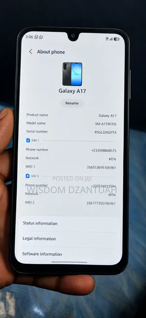Samsung Galaxy A17 256 GB Black