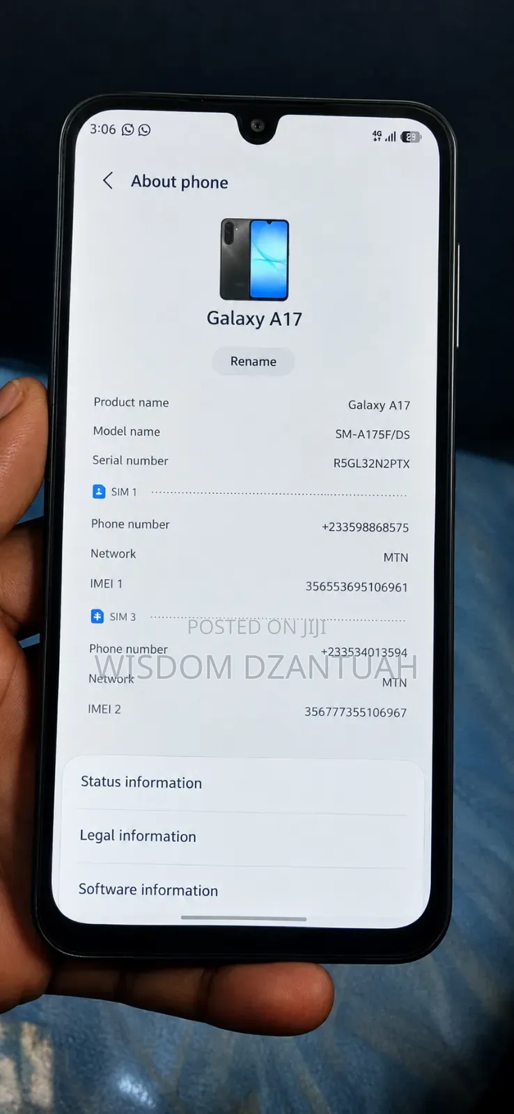 Samsung Galaxy A17 256 GB Black