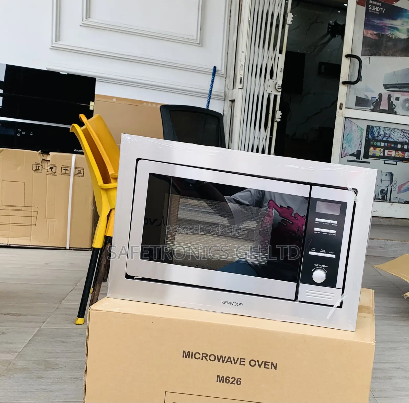 Kenwood Effortless Heat Sliver Inbuilt Microwave