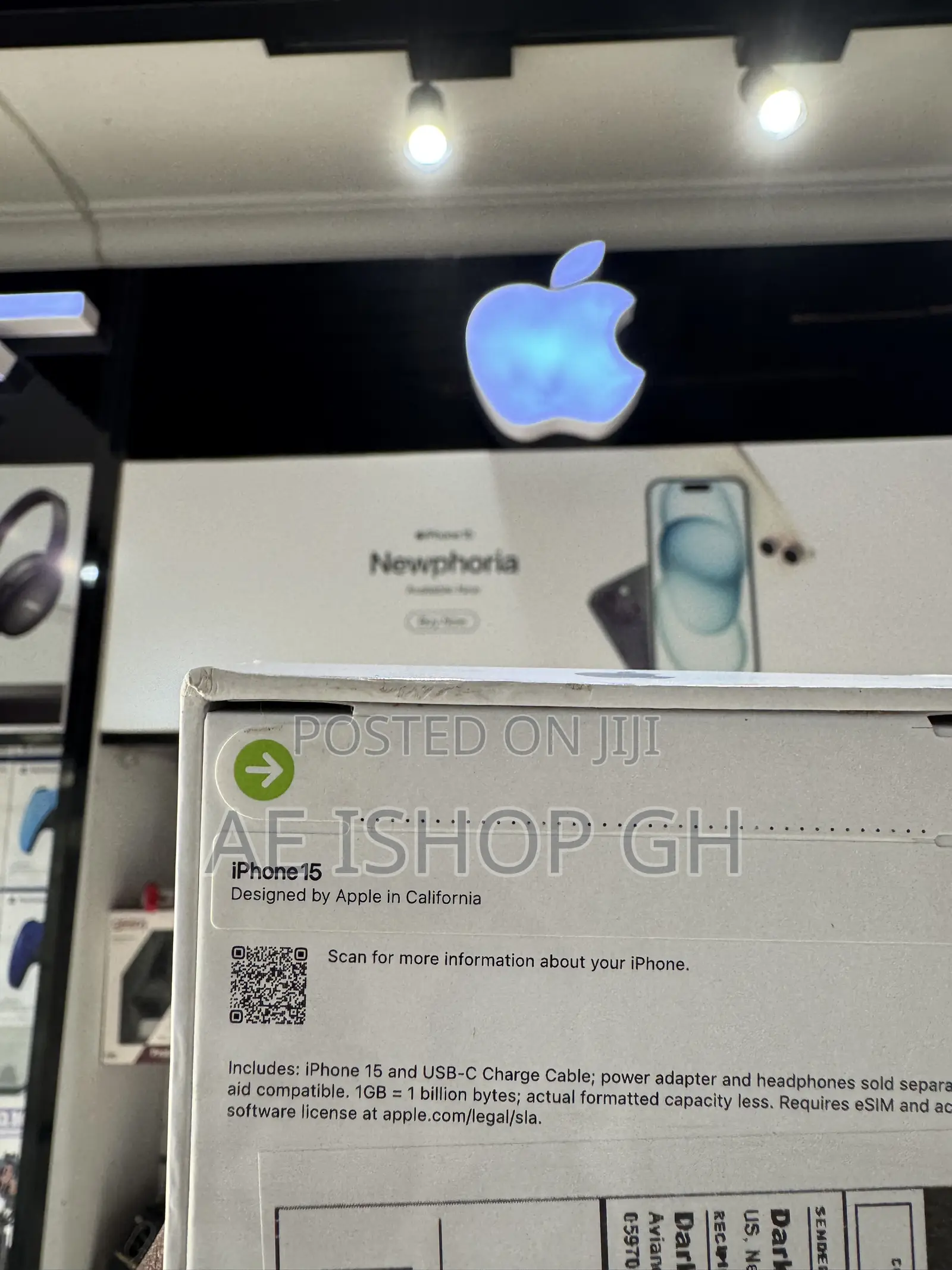 New Apple iPhone 15 128 GB Black