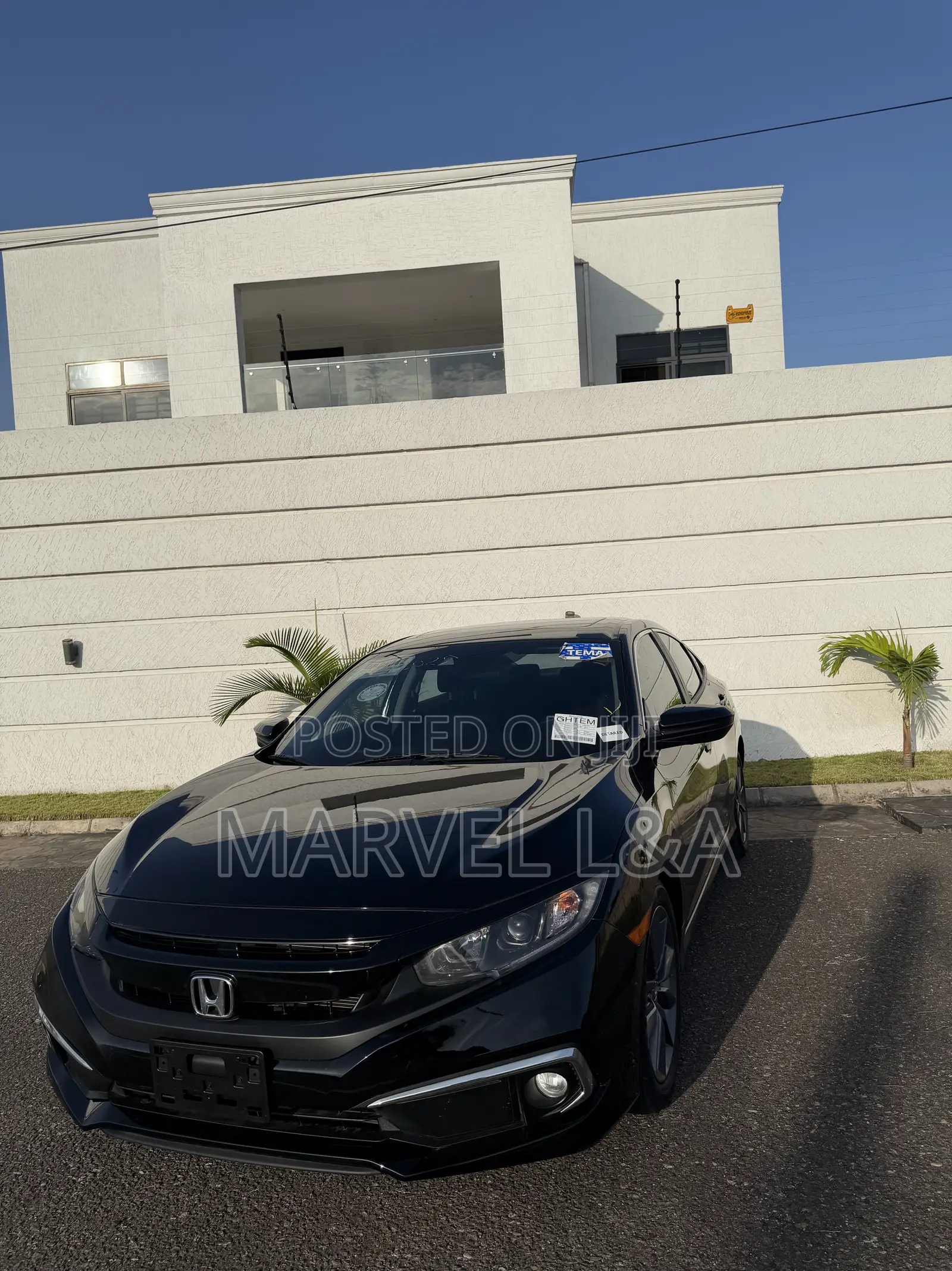 Honda Civic EX Sedan 2019 Black