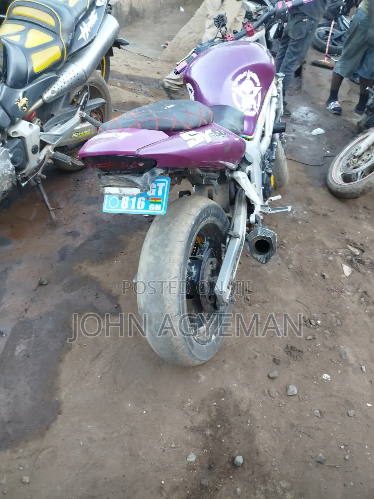 Suzuki SFV650 1998 Purple