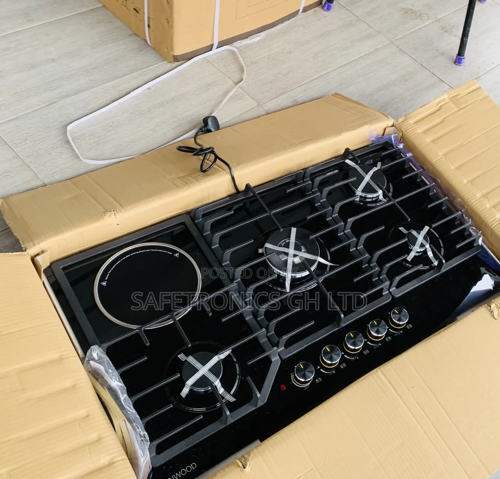 Classes Kenwood 90cm Cookline 1 Electric 4 Gas Hob