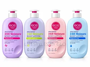 EOS Body Lotion- Vanilla, Toasted Mashmallow, Jasmine Peach & No Scent