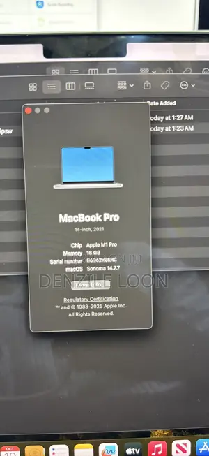 Laptop Apple MacBook Pro 2021 M1 16GB Apple M1 Pro SSD 512GB
