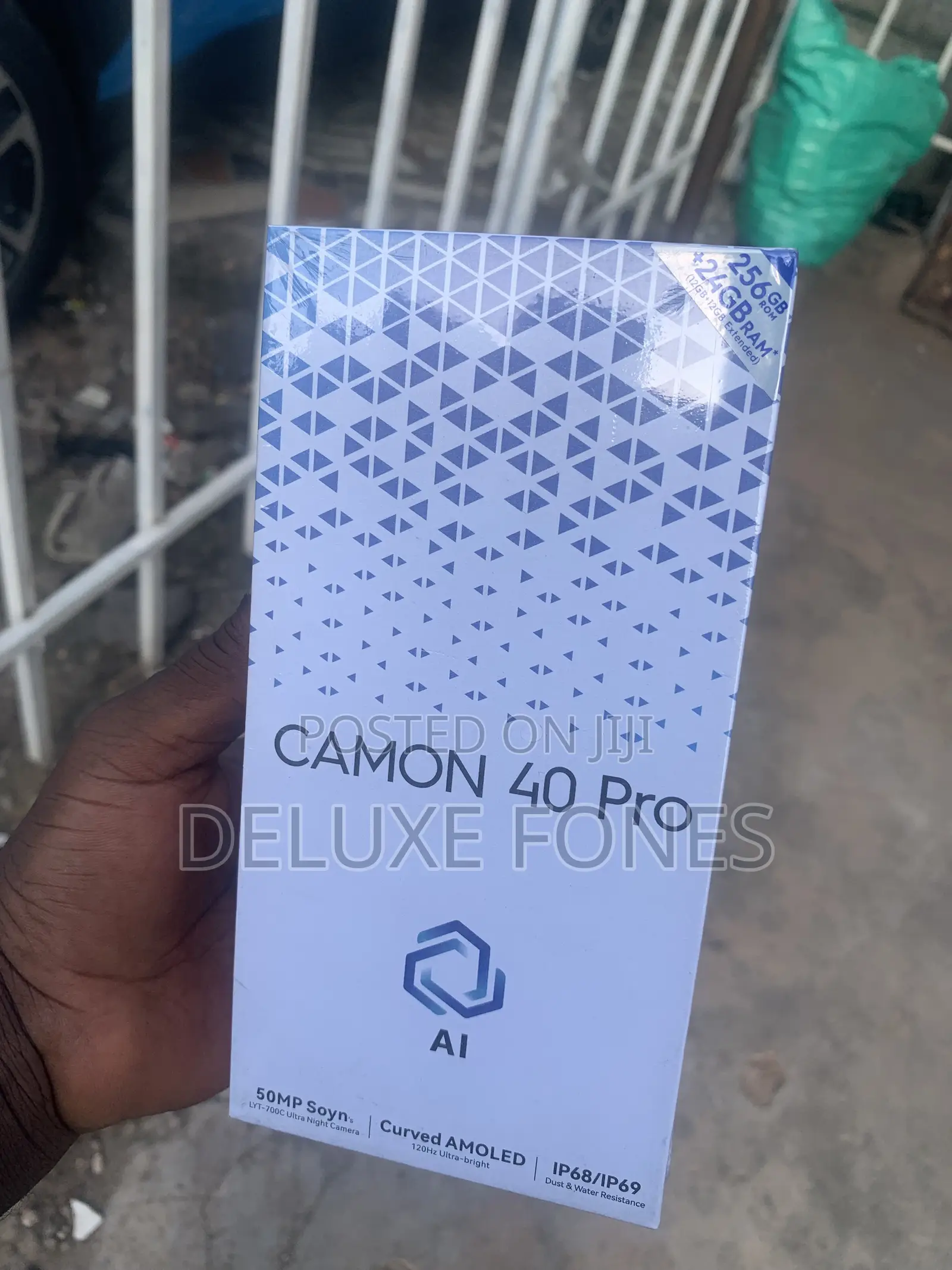 New Tecno Camon 40 Pro 5G 256 GB Black