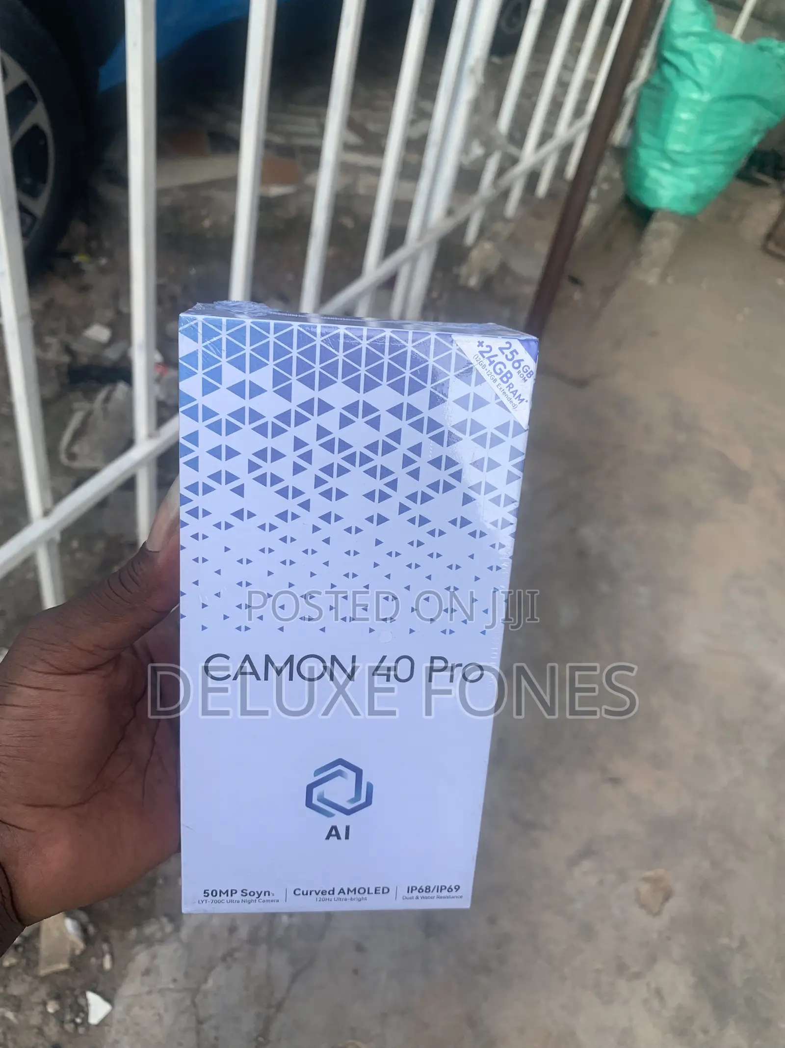 New Tecno Camon 40 Pro 5G 256 GB Black