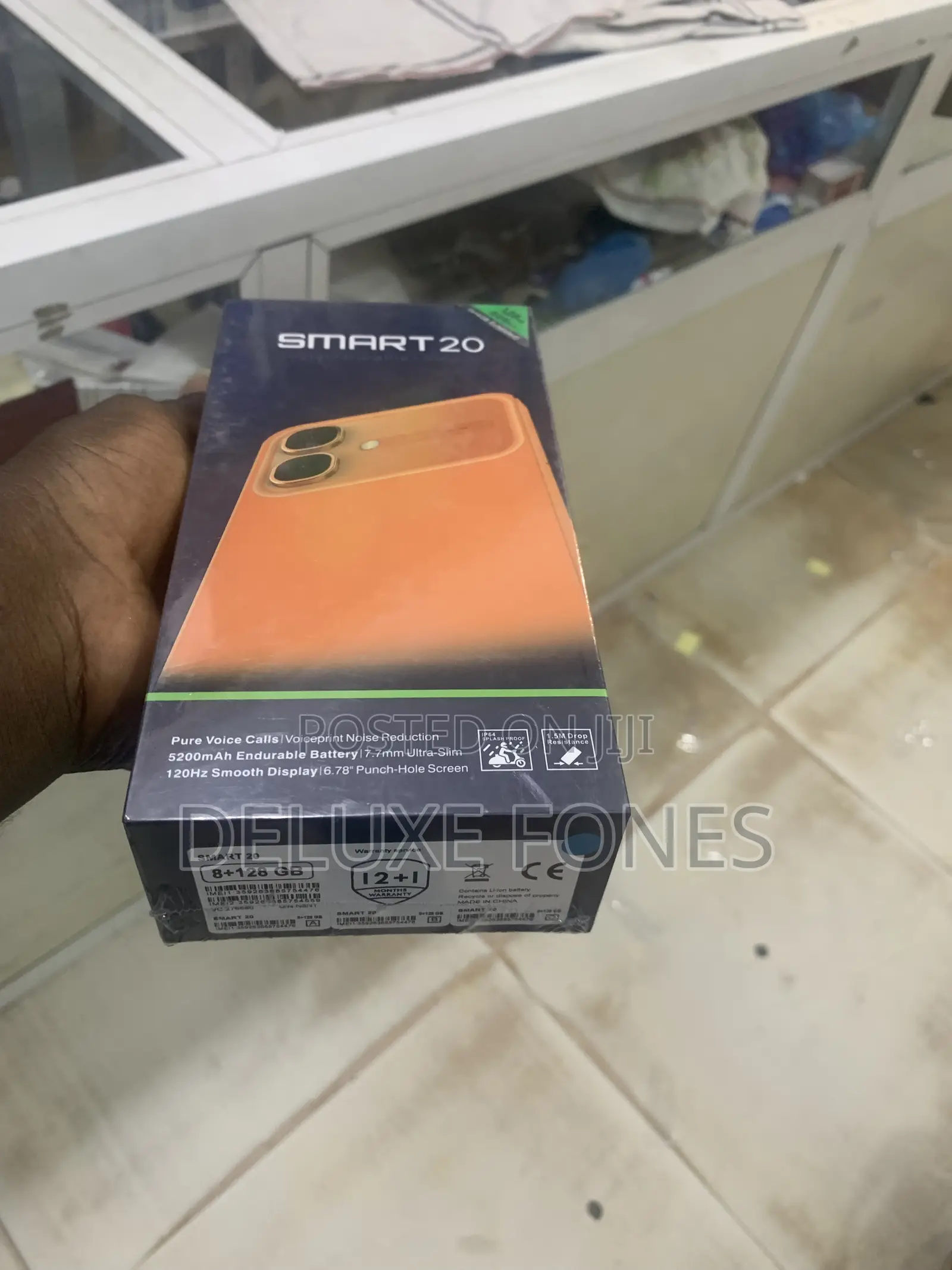 New Infinix Smart 20 128 GB Black