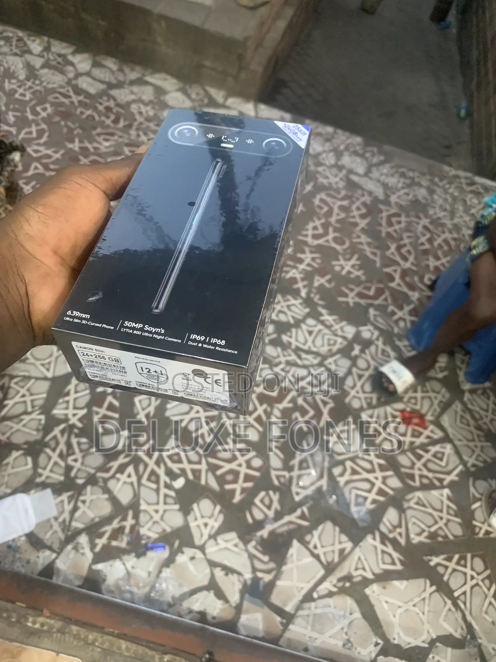 New Tecno Camon Slim 256 GB Black