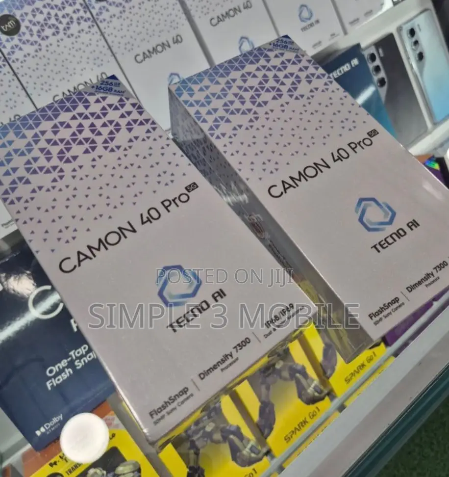New Tecno Camon 40 Pro 5G 256 GB Purple