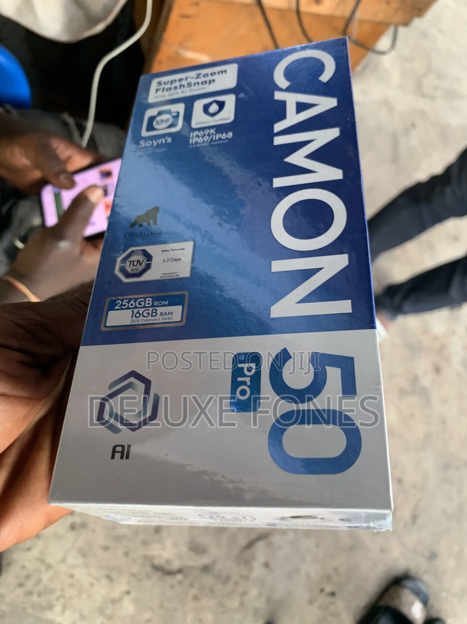 New Tecno Camon 50 Pro 256 GB Blue