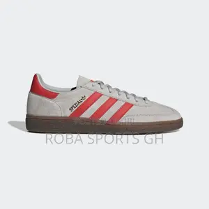 Adidas Spezial “Grey Two / Hi-Res Red / Gold Metallic” Trainers