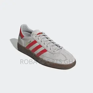 Adidas Spezial “Grey Two / Hi-Res Red / Gold Metallic” Trainers