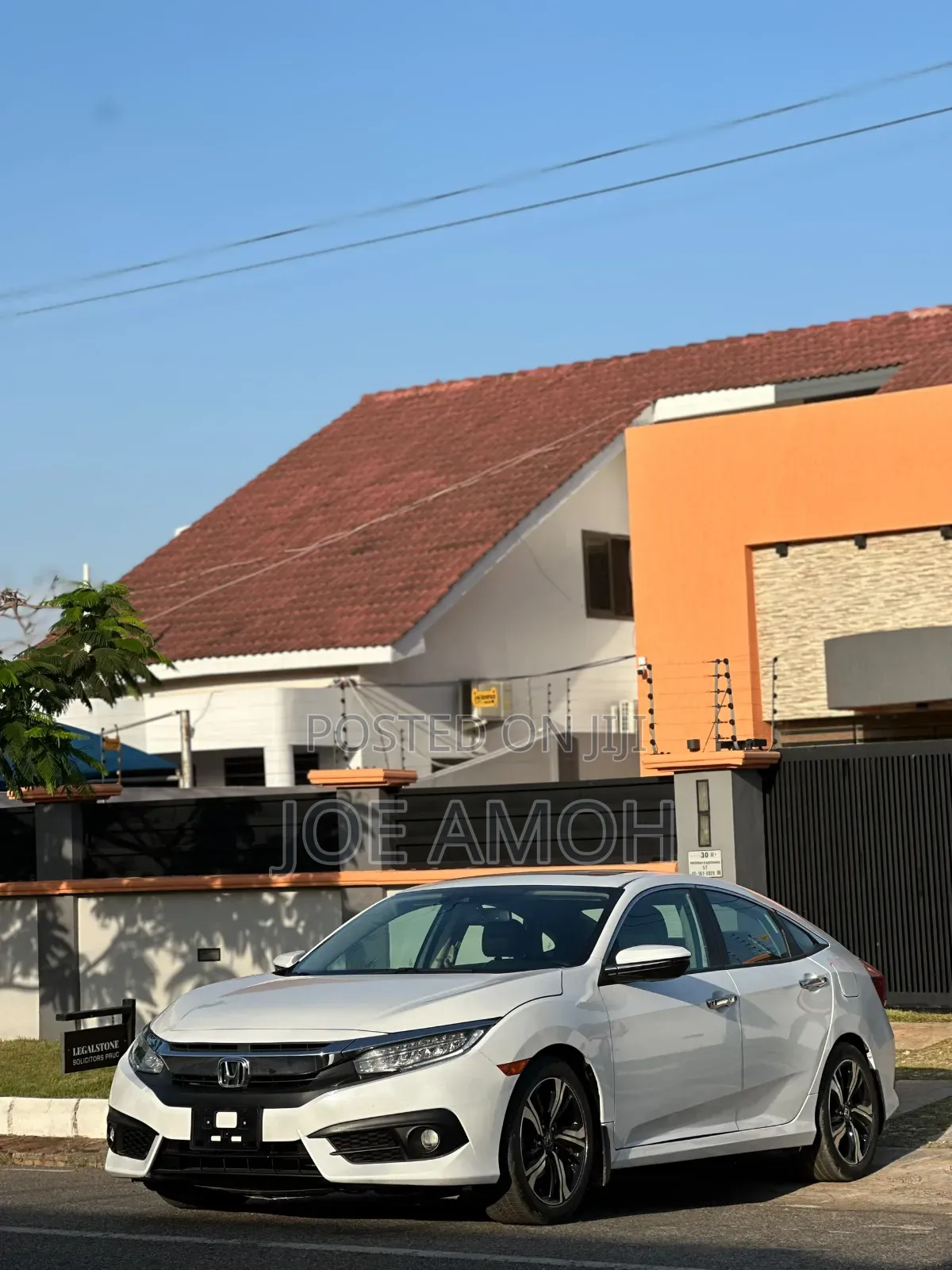 Honda Civic Touring 4dr Sedan (1.5L 4cyl) 2017 White