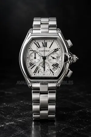 Cartier Solid Stainless Steel Gent's Watch 44mm Case Size