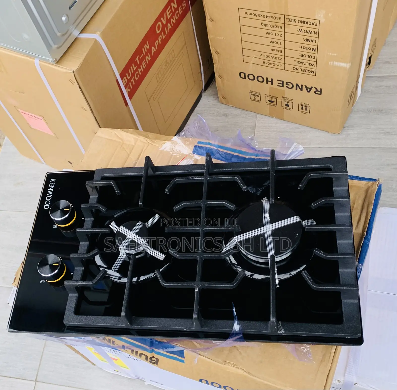 Order Perfect Flame 2 Gas Burner Inbuilt Kenwood Hob