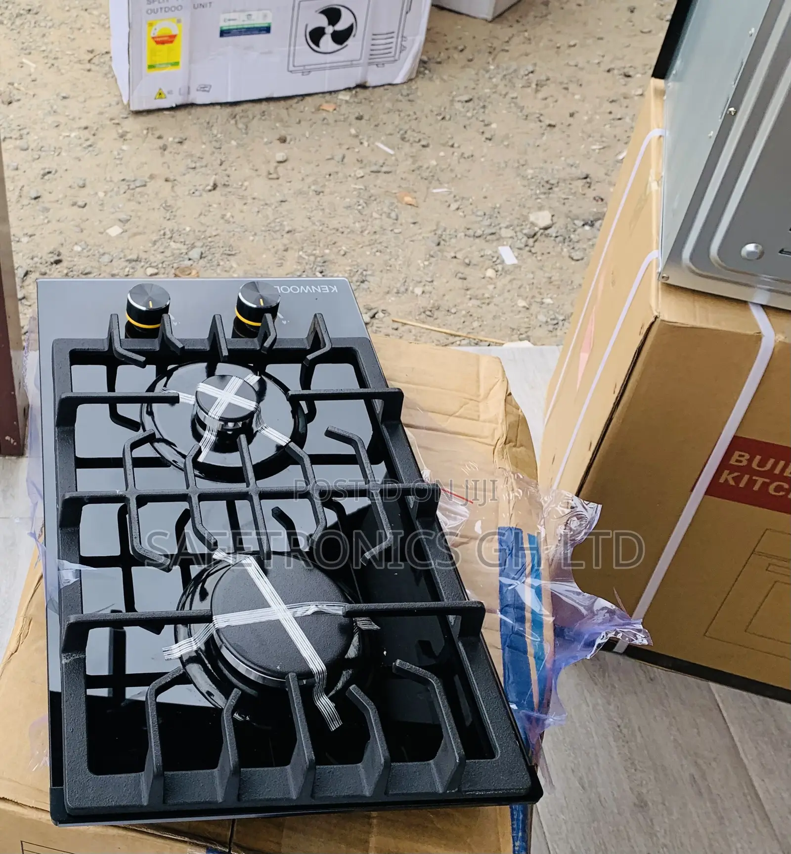 Prime Best Kenwood Inbuilt 2 Gas Burner Black Hob