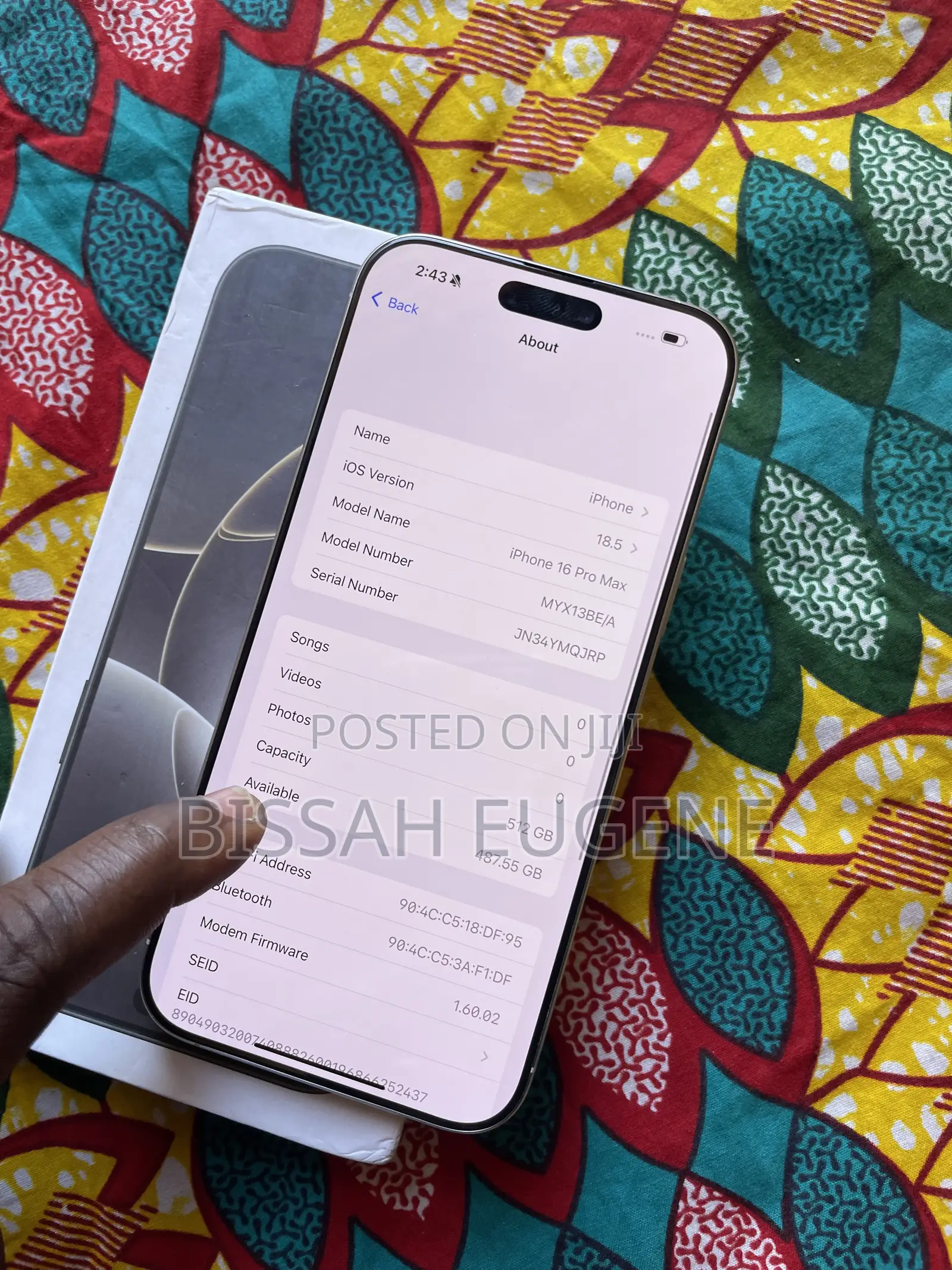 Apple iPhone 16 Pro Max 512 GB White