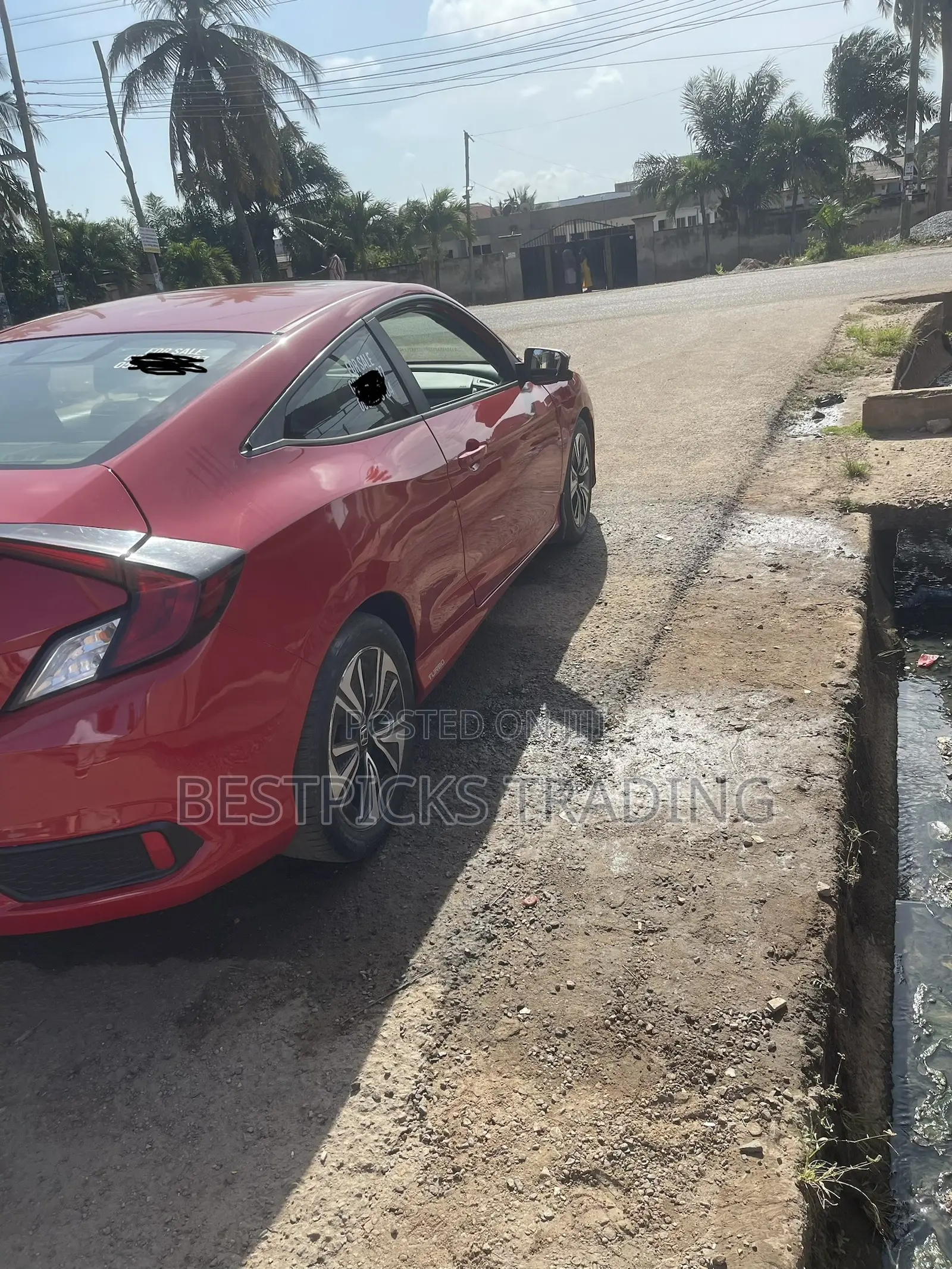 Honda Civic Touring Coupe 2018 Red
