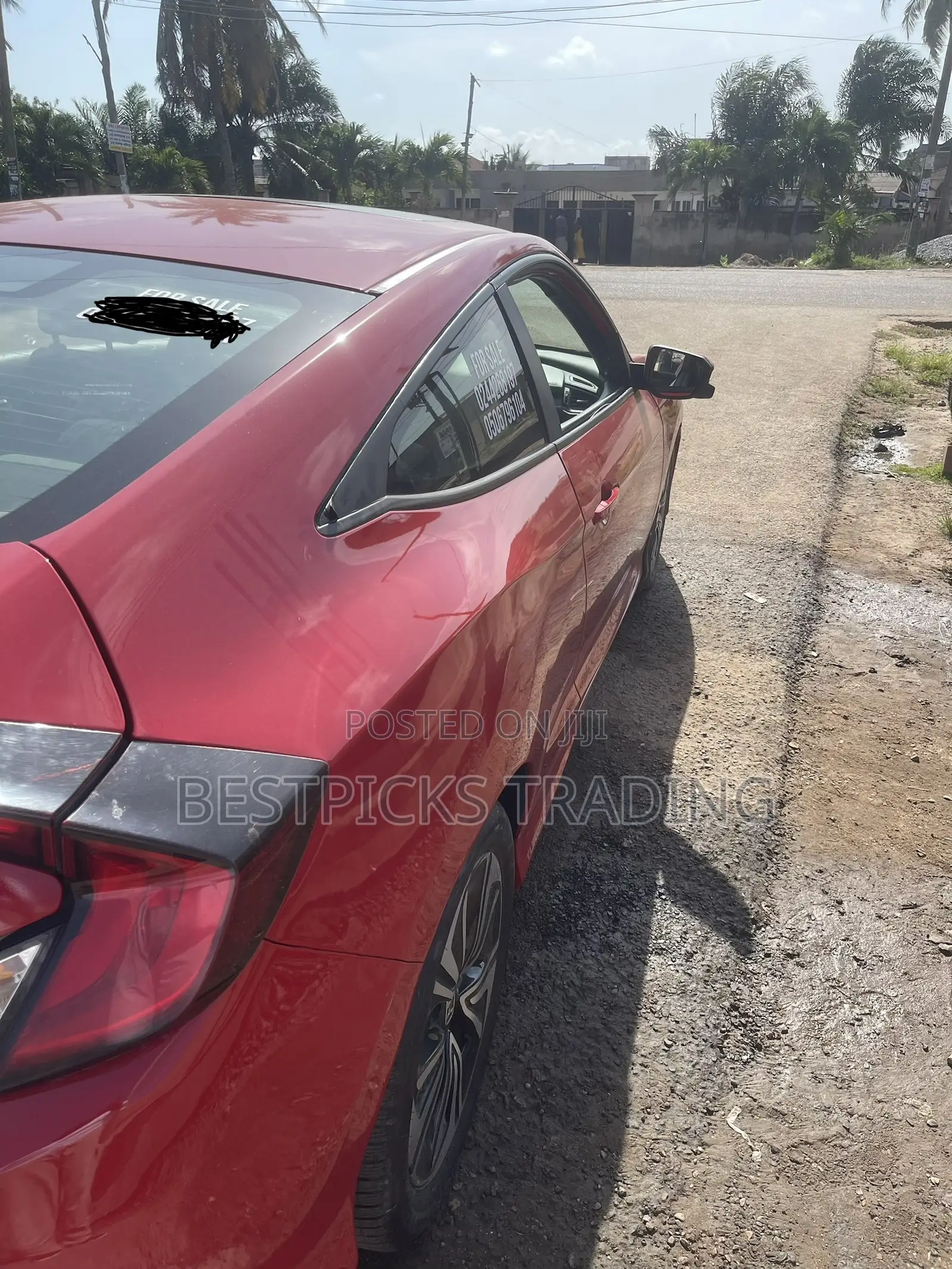 Honda Civic Touring Coupe 2018 Red